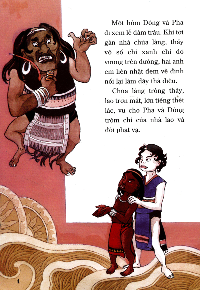 tranh truyện dân gian việt nam - dũng sĩ đam dông (tái bản 2024)