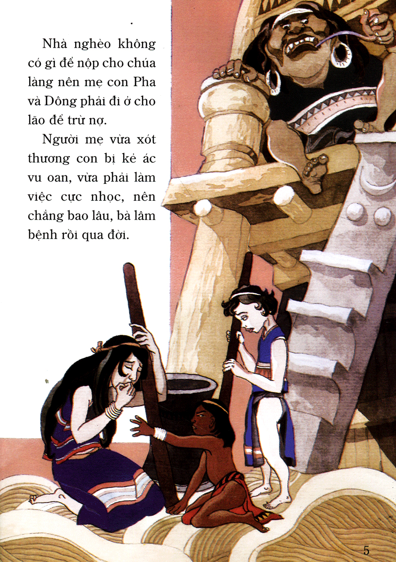 tranh truyện dân gian việt nam - dũng sĩ đam dông (tái bản 2024)