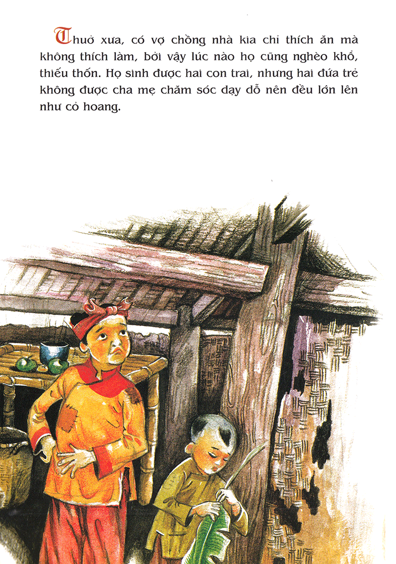 Tranh Truyen Dan Gian Viet Nam - Hai Anh Em Va Cay Thuoc Than (Tai Ban 2019)