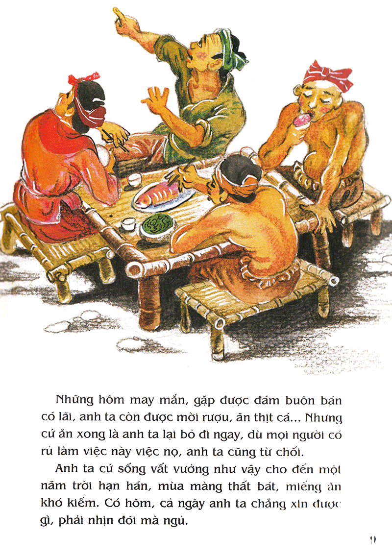 tranh truyện dân gian việt nam - hai anh em và cây thuốc thần (tái bản 2023)