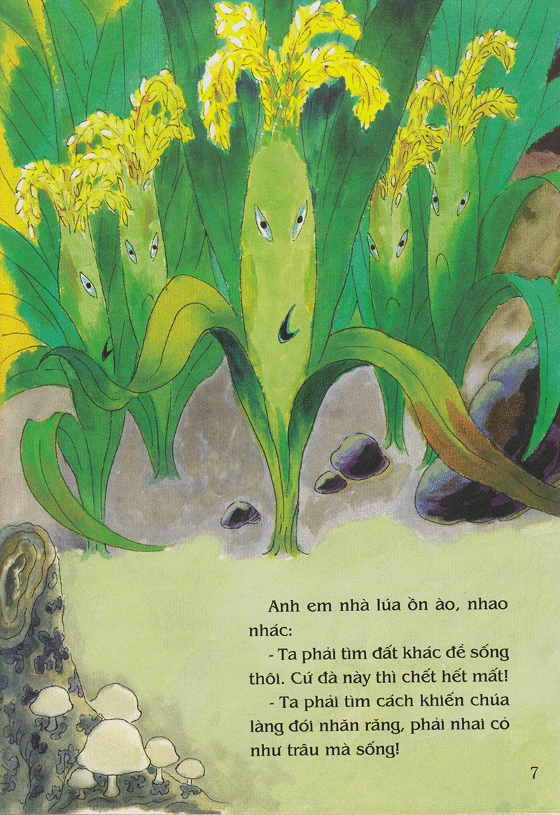 Tranh Truyen Dan Gian Viet Nam - Hat Lua Than (Tai Ban 2023)