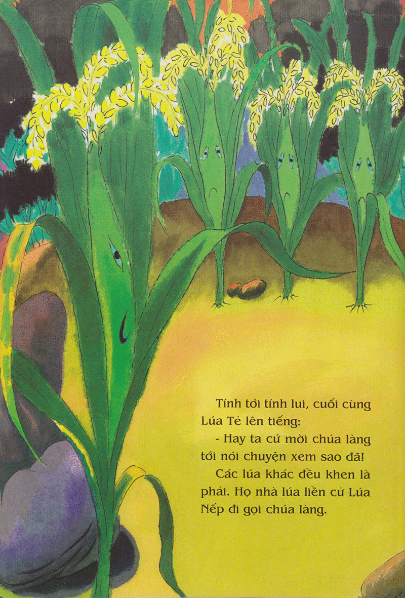 Tranh Truyen Dan Gian Viet Nam - Hat Lua Than (Tai Ban 2023)