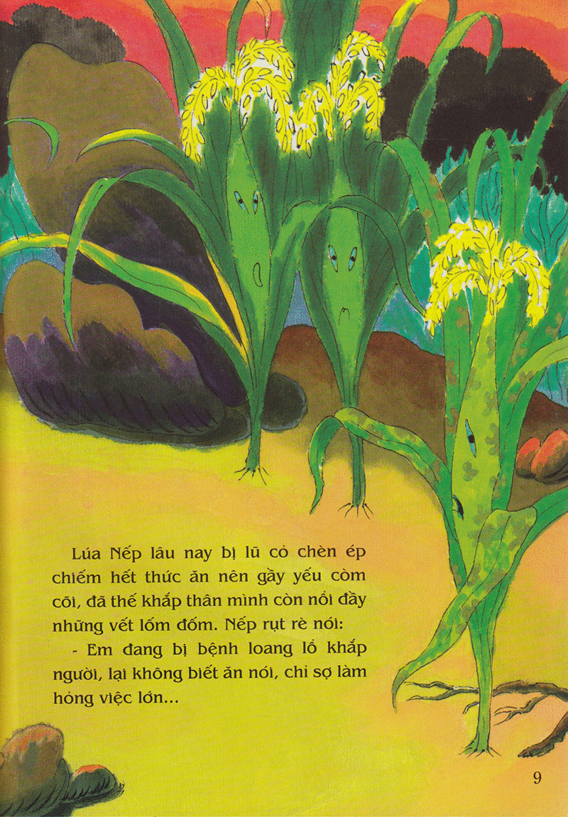 Tranh Truyen Dan Gian Viet Nam - Hat Lua Than (Tai Ban 2023)