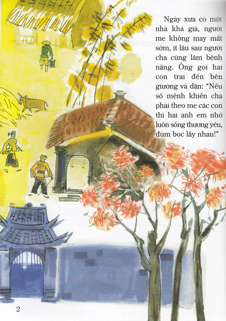 tranh truyện dân gian việt nam - hố vàng hố bạc (tái bản 2023)