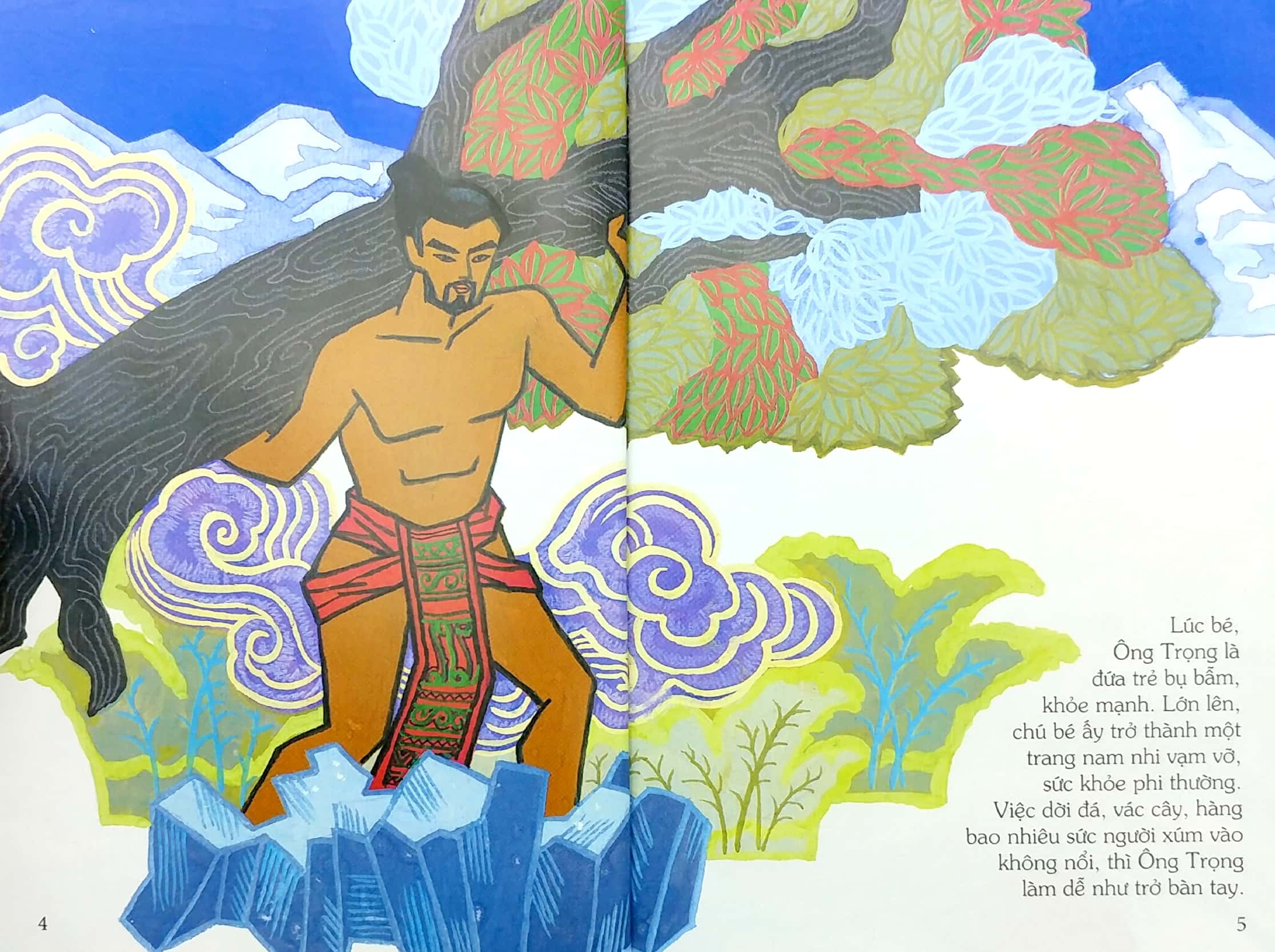 tranh truyện dân gian việt nam - lý ông trọng (tái bản 2024)