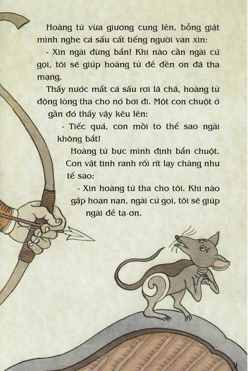 tranh truyện dân gian việt nam - nàng công chúa nhìn xa (tái bản 2023)