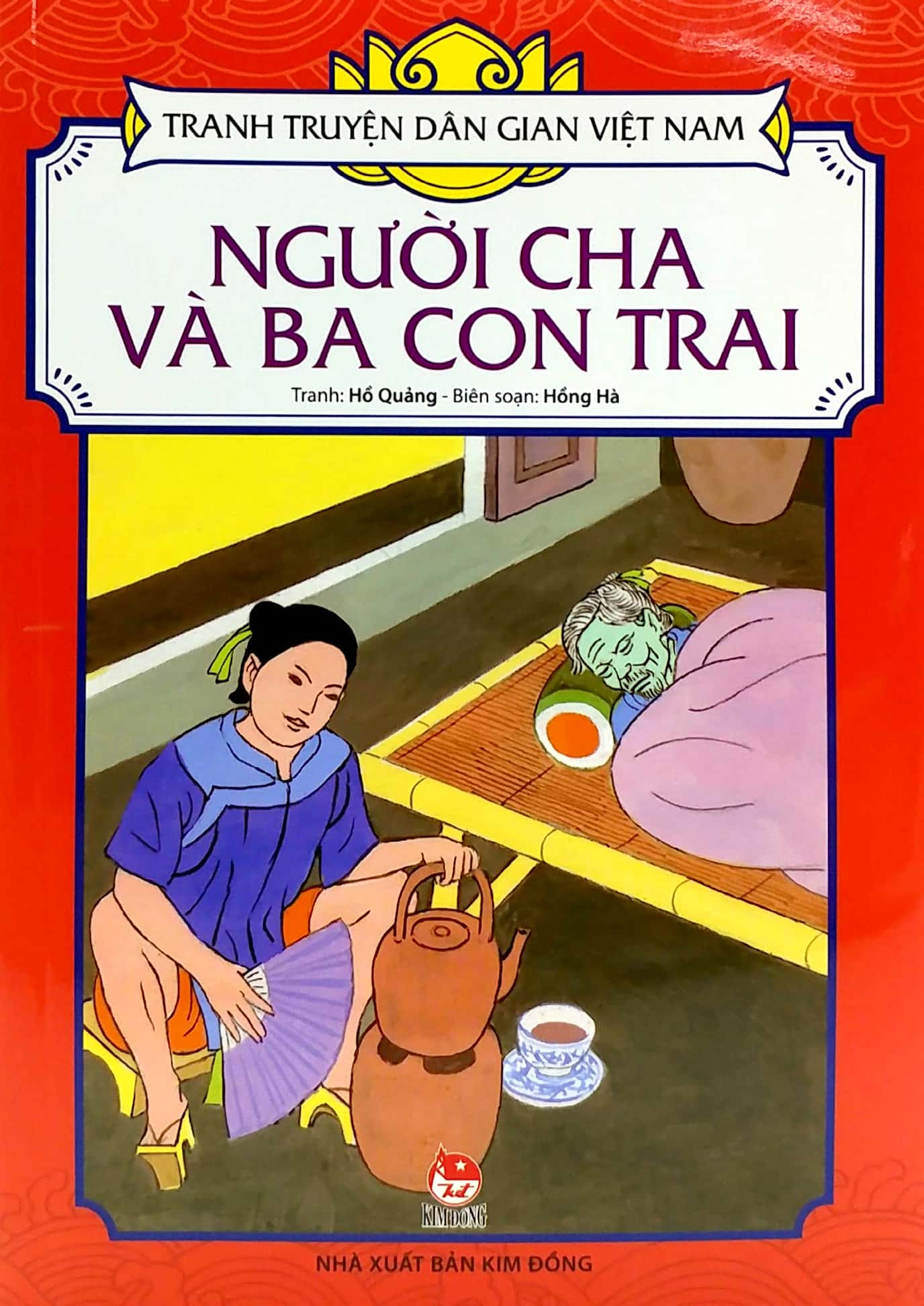 tranh truyện dân gian việt nam - người cha và ba con trai (tái bản 2023)