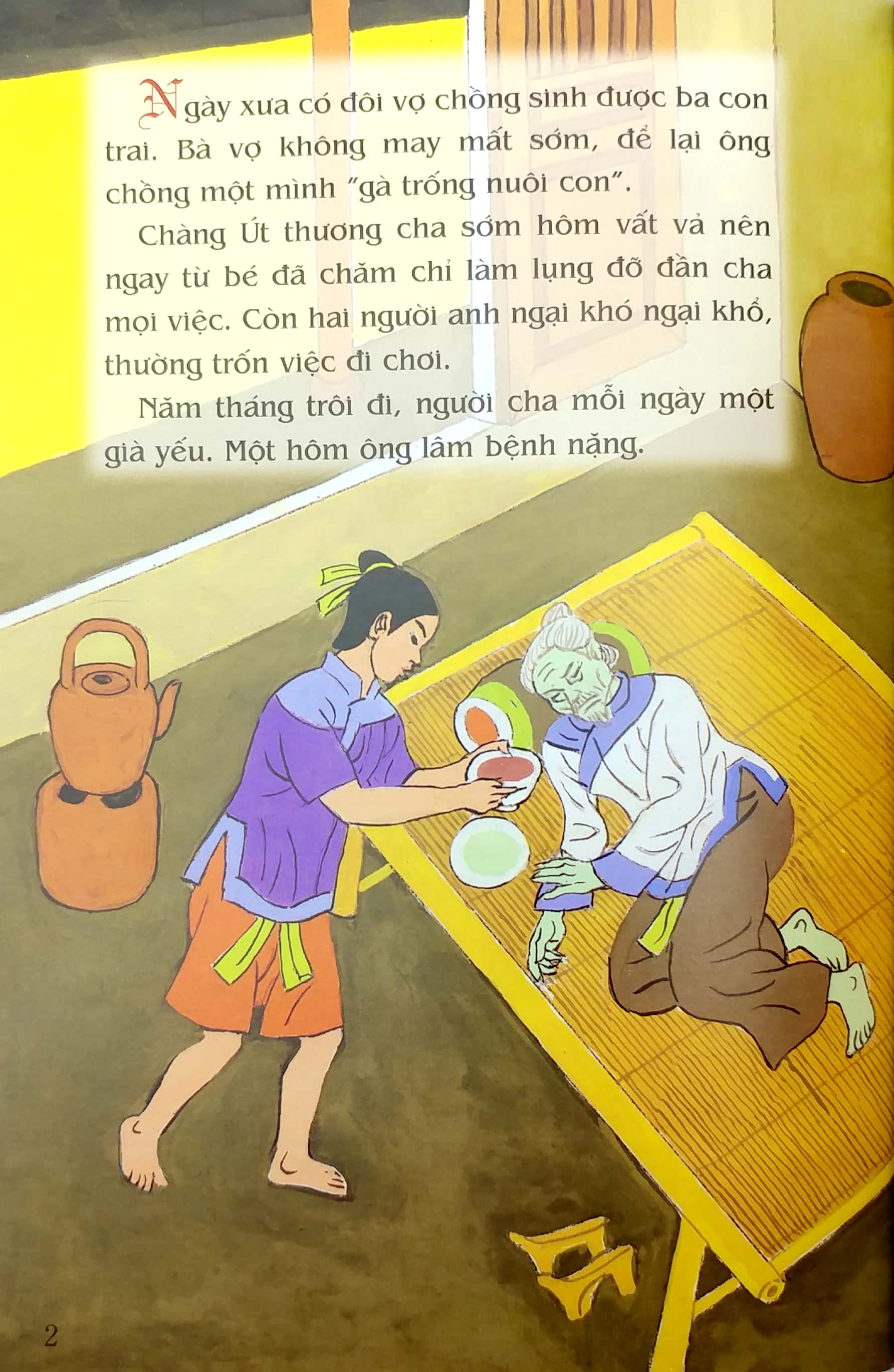 tranh truyện dân gian việt nam - người cha và ba con trai (tái bản 2023)