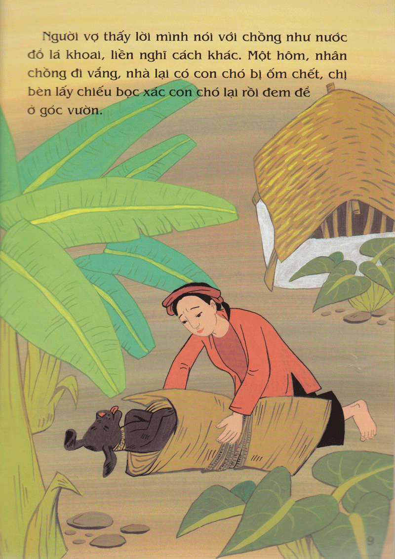tranh truyện dân gian việt nam - người vợ hiền (tái bản 2024)