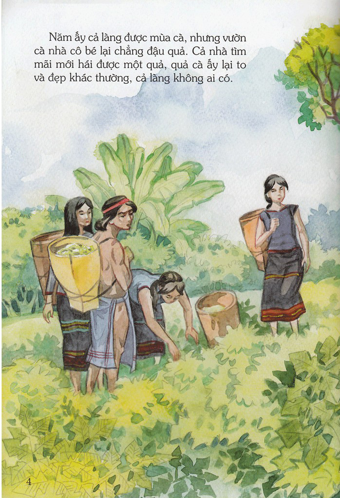 tranh truyện dân gian việt nam - quả cà có phép (tái bản 2019)