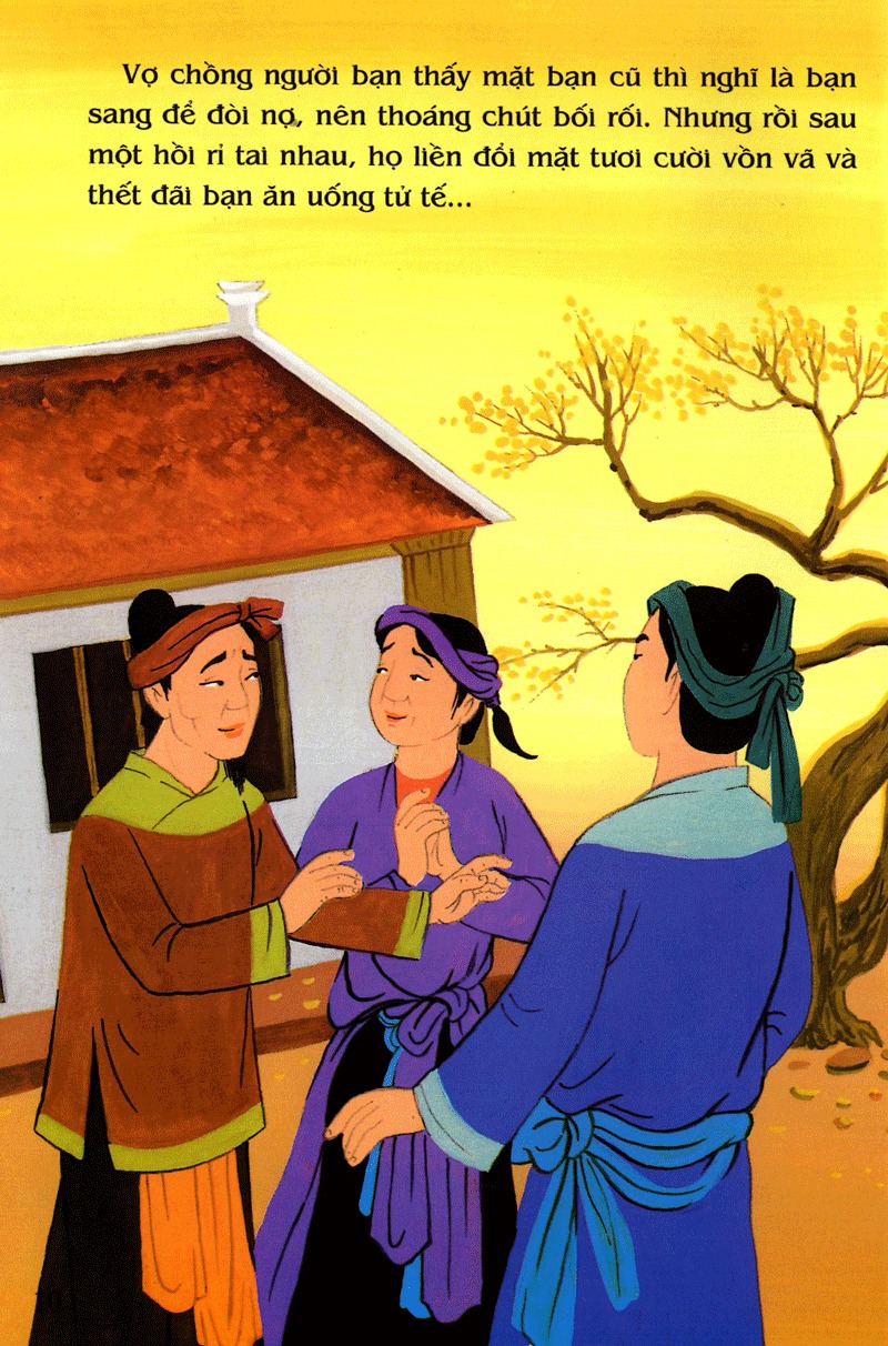 tranh truyện dân gian việt nam - sinh con rồi mới sinh cha (tái bản 2024)