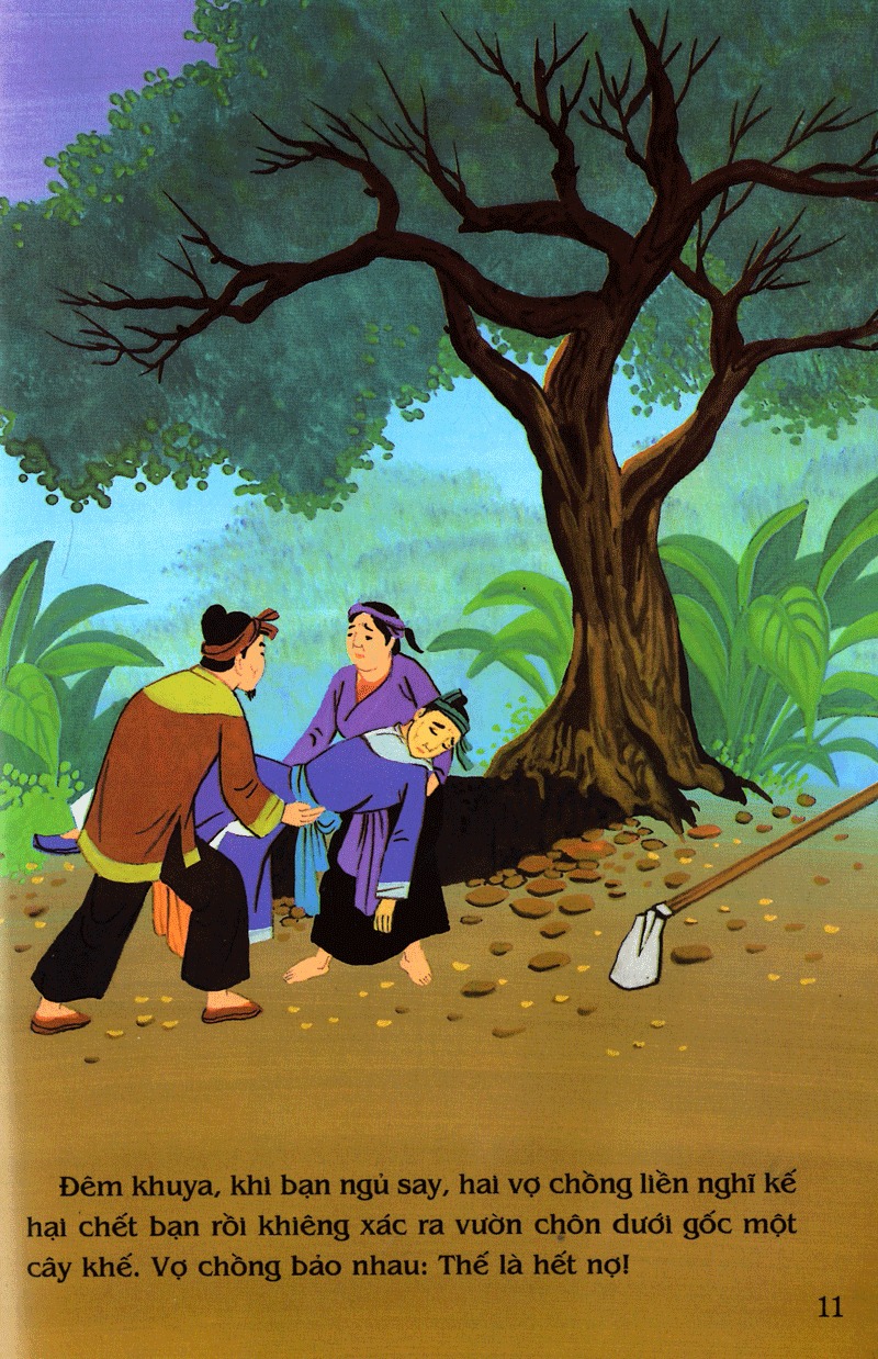 tranh truyện dân gian việt nam - sinh con rồi mới sinh cha (tái bản 2024)