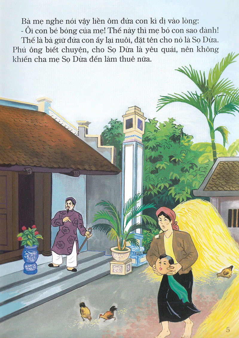 tranh truyện dân gian việt nam - sọ dừa (tái bản 2023)