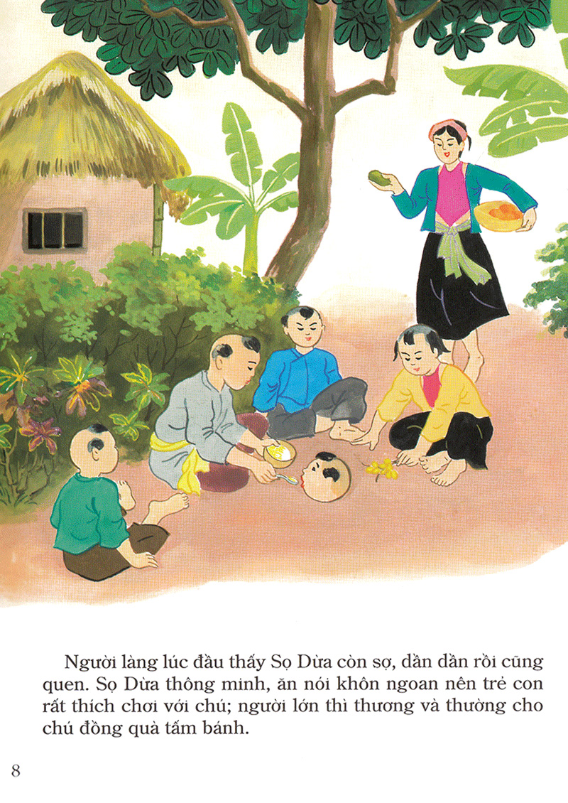 tranh truyện dân gian việt nam - sọ dừa (tái bản 2023)