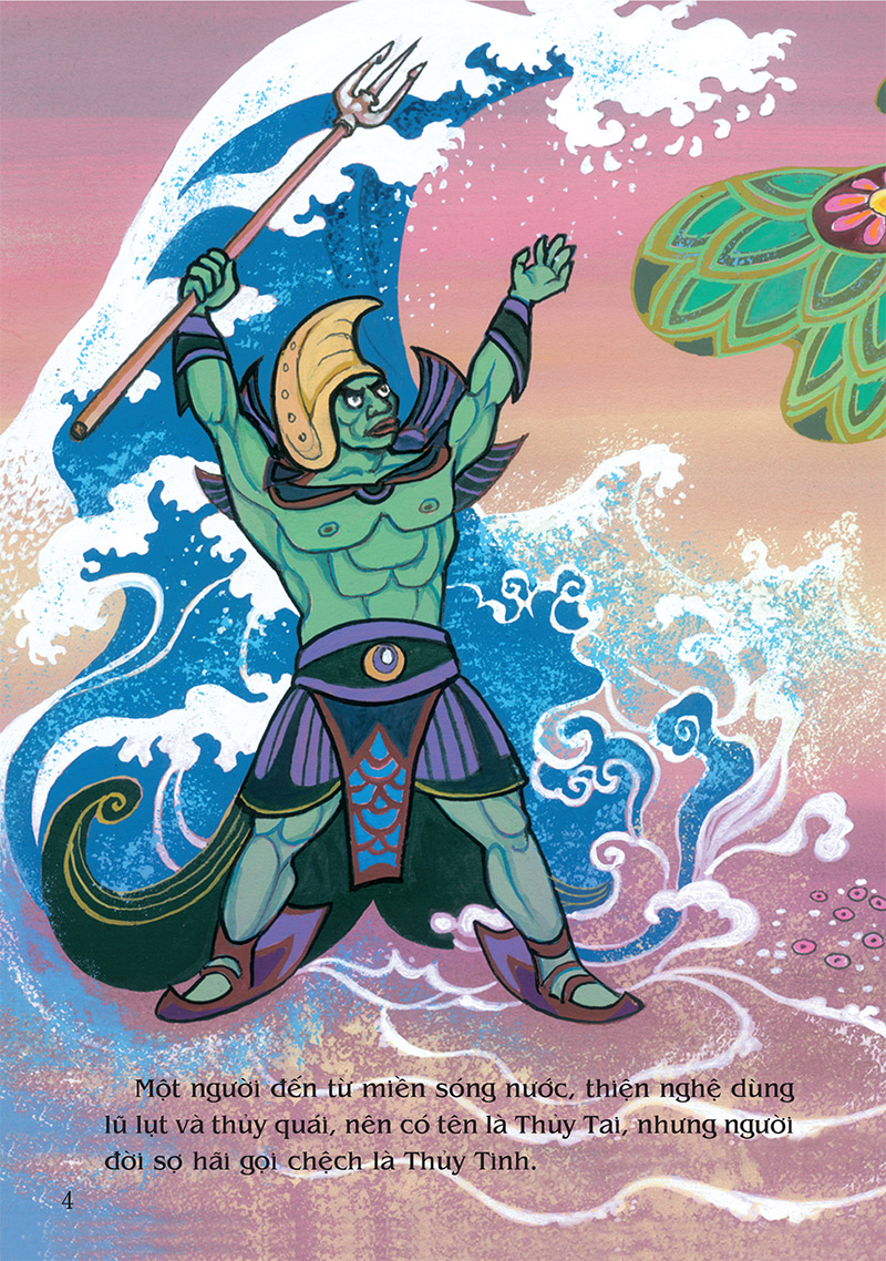 tranh truyện dân gian việt nam - sơn tinh thuỷ tinh (tái bản 2023)