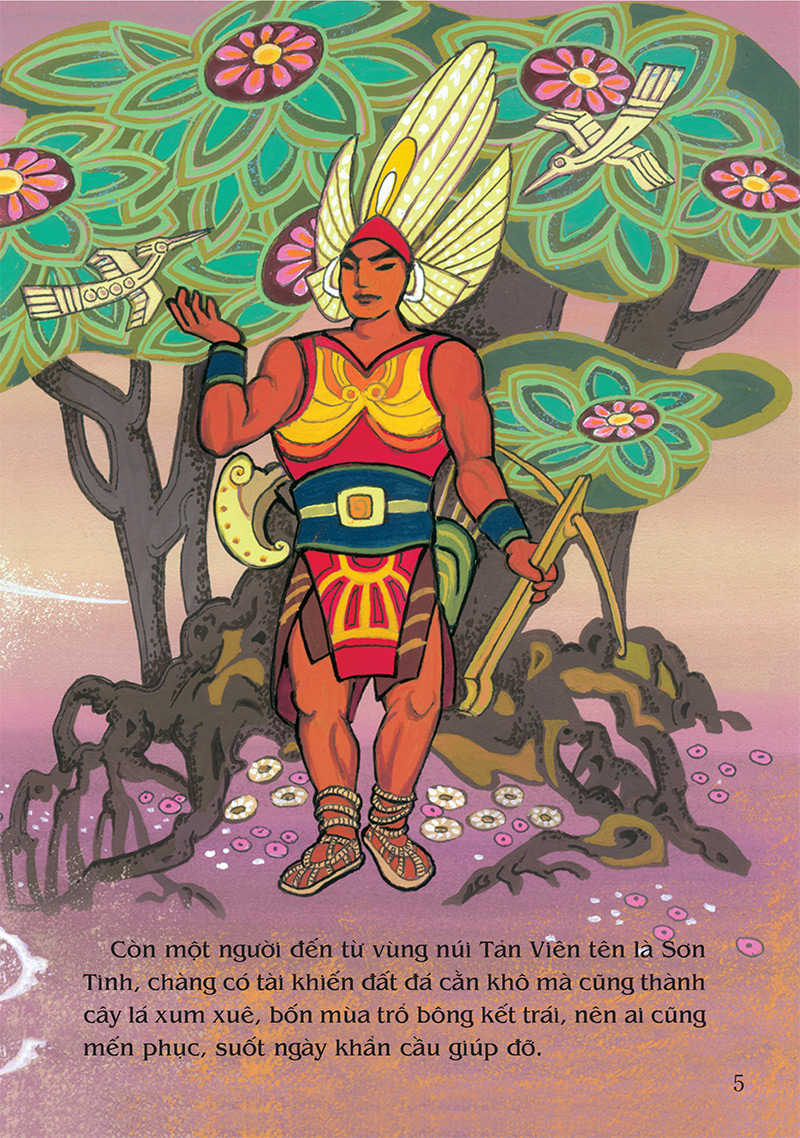 tranh truyện dân gian việt nam - sơn tinh thuỷ tinh (tái bản 2023)