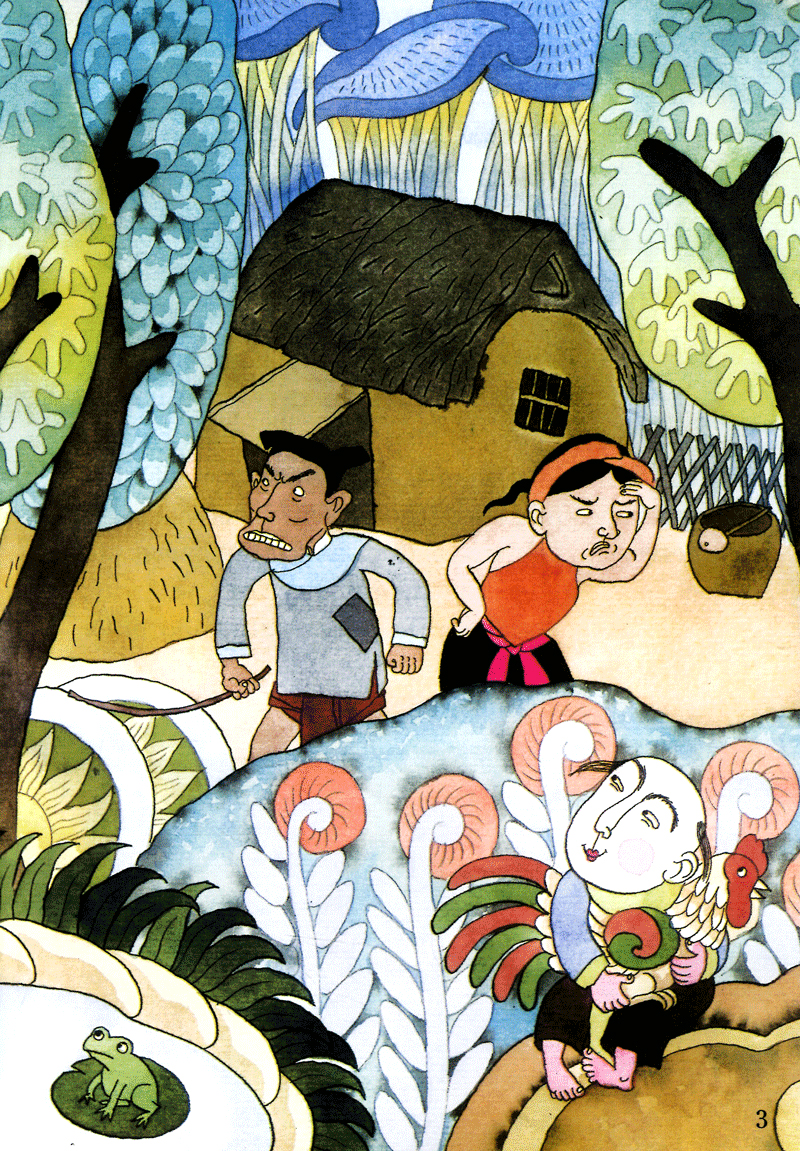 tranh truyện dân gian việt nam - sự tích chú cuội cung trăng (tái bản 2023)