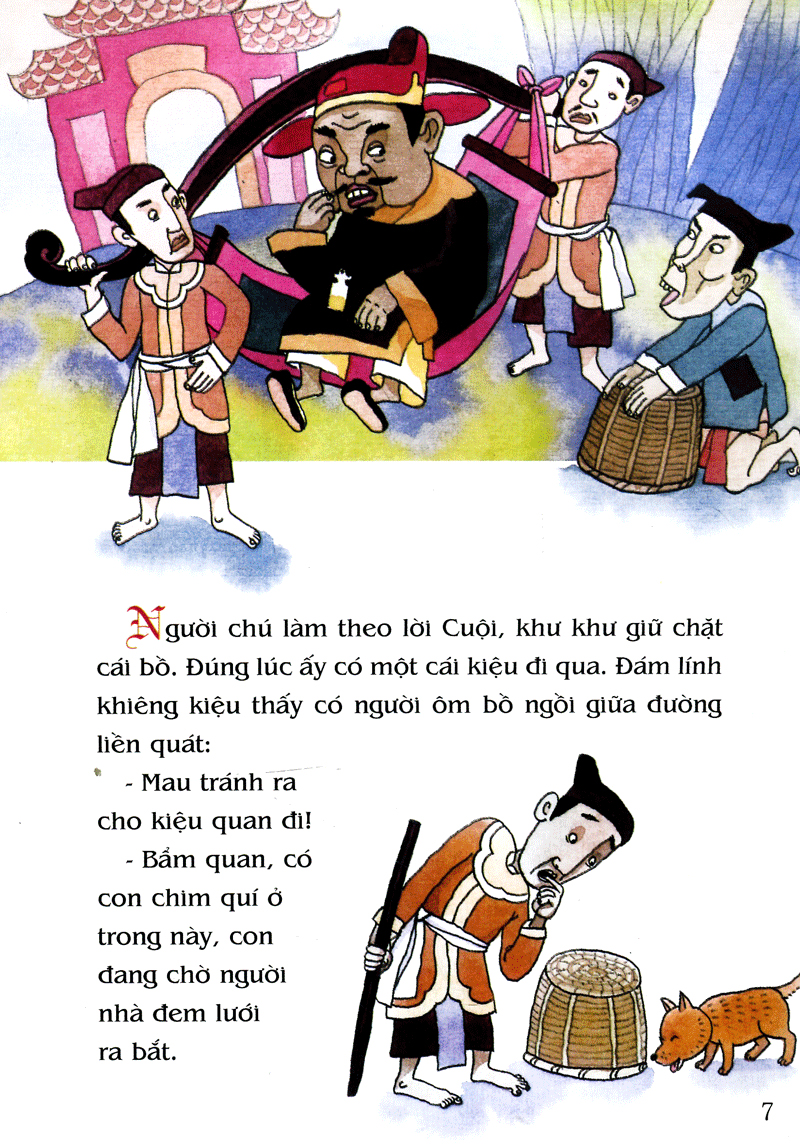 tranh truyện dân gian việt nam - sự tích chú cuội cung trăng (tái bản 2023)