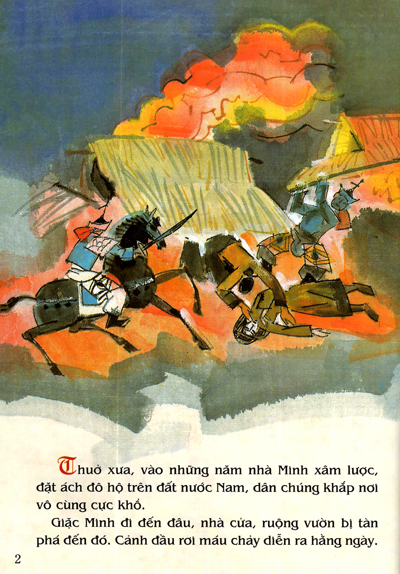 tranh truyện dân gian việt nam - sự tích hồ gươm (tái bản 2023)