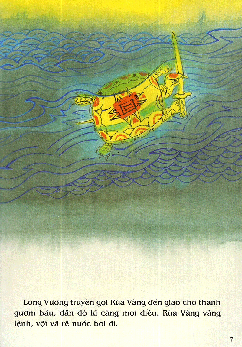 tranh truyện dân gian việt nam - sự tích hồ gươm (tái bản 2023)