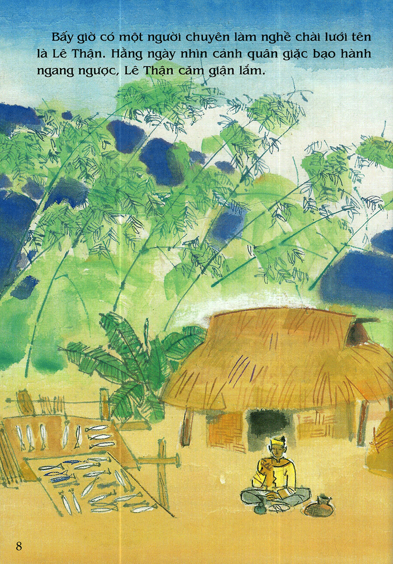 tranh truyện dân gian việt nam - sự tích hồ gươm (tái bản 2023)