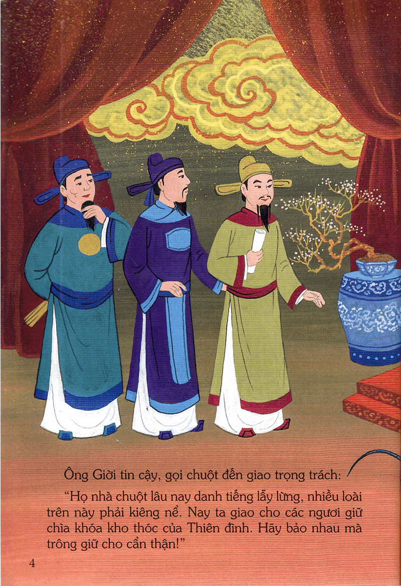 tranh truyện dân gian việt nam - sự tích mèo ghét chuột (tái bản 2023)