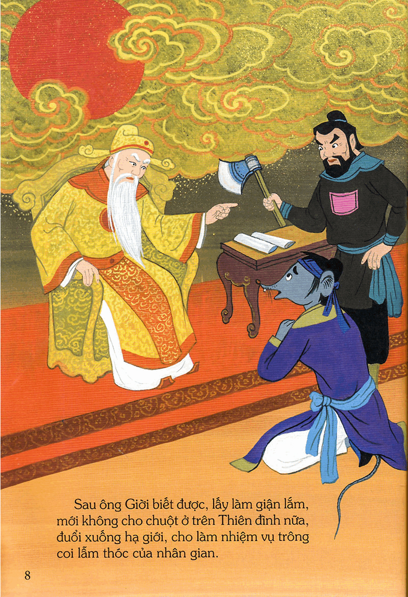 tranh truyện dân gian việt nam - sự tích mèo ghét chuột (tái bản 2023)