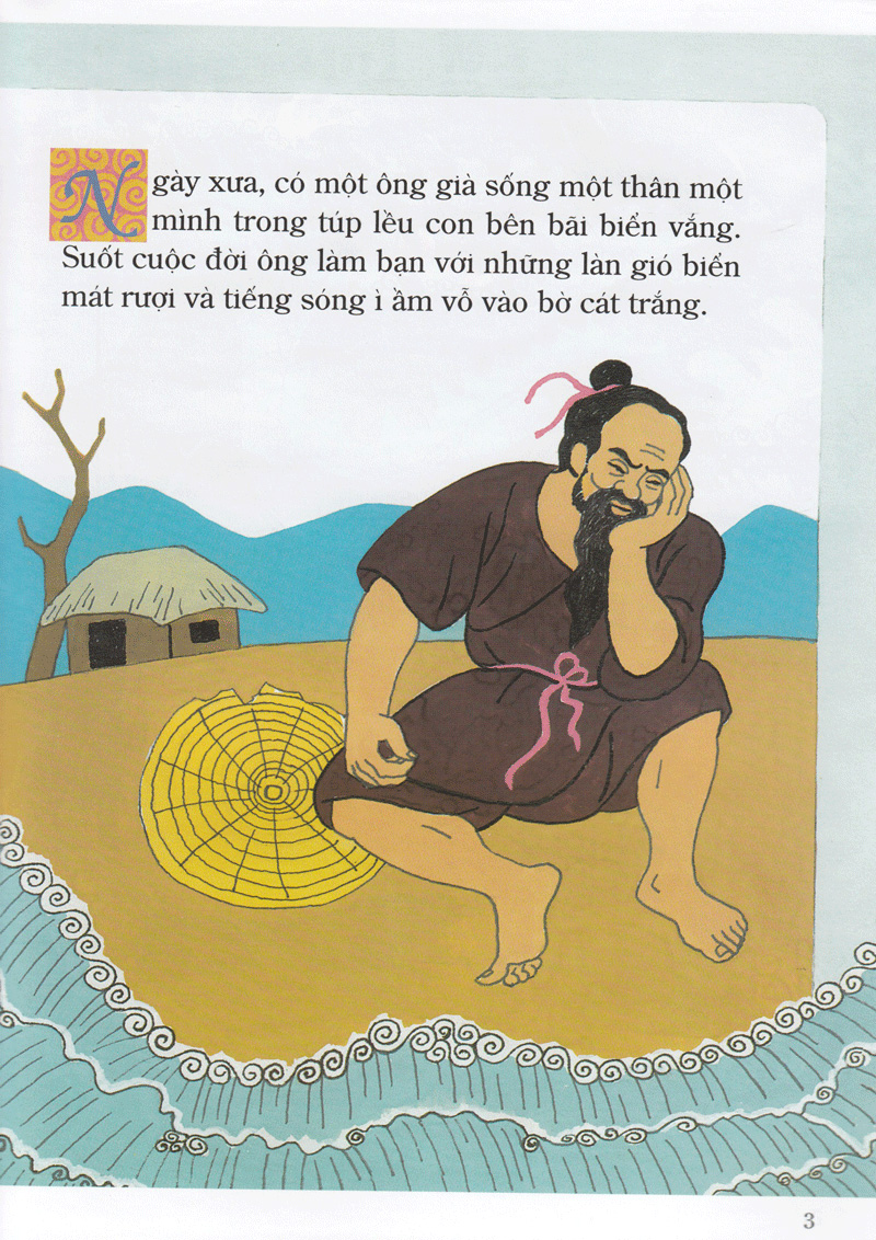 tranh truyện dân gian việt nam - sự tích núi ngũ hành (tái bản 2024)