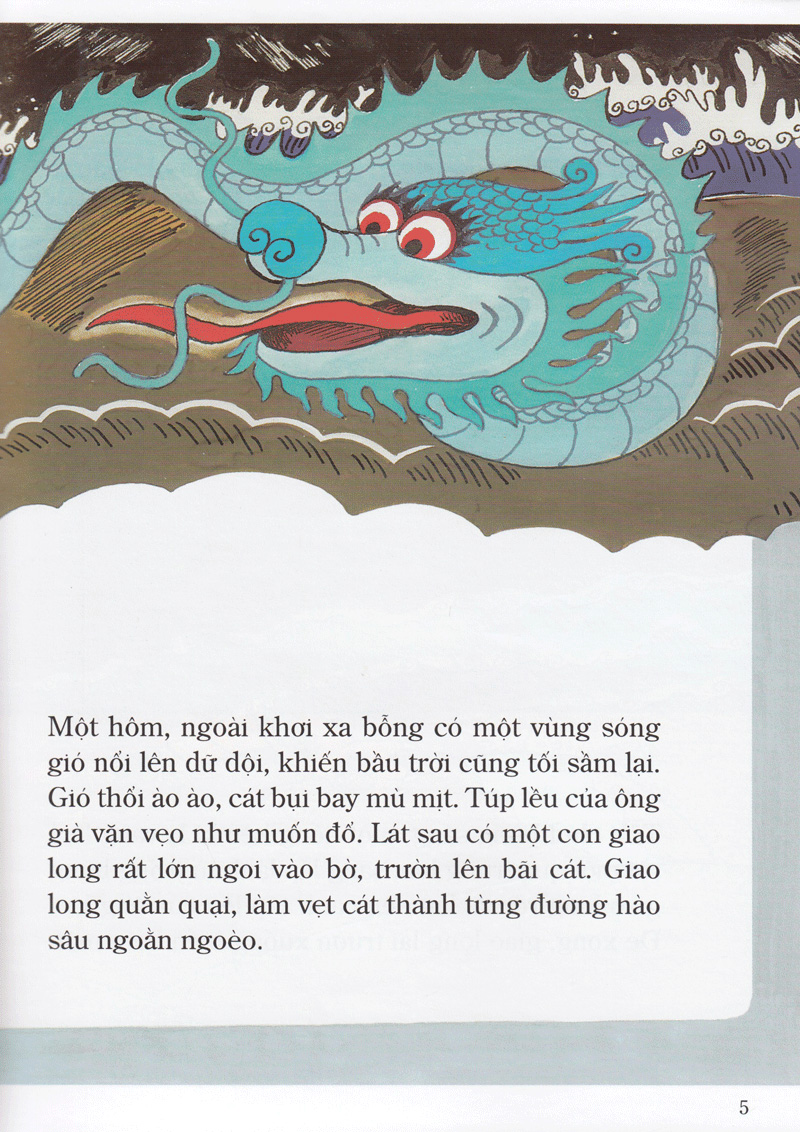 tranh truyện dân gian việt nam - sự tích núi ngũ hành (tái bản 2024)