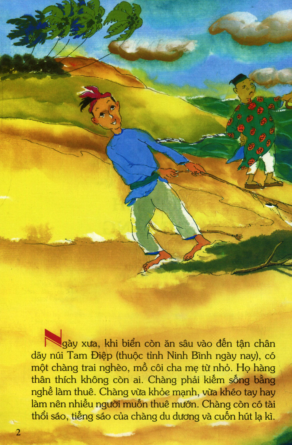 tranh truyện dân gian việt nam - sự tích núi vàng (tái bản 2023)