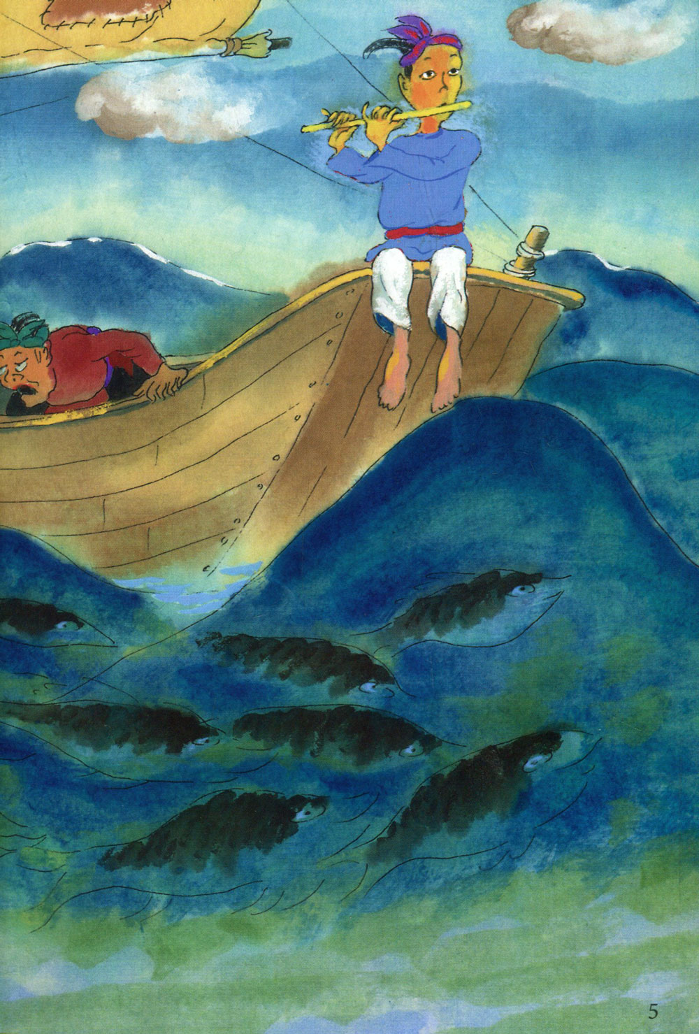 tranh truyện dân gian việt nam - sự tích núi vàng (tái bản 2023)