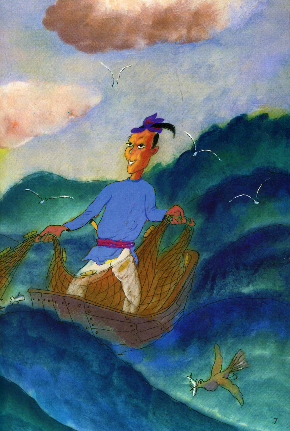 tranh truyện dân gian việt nam - sự tích núi vàng (tái bản 2023)