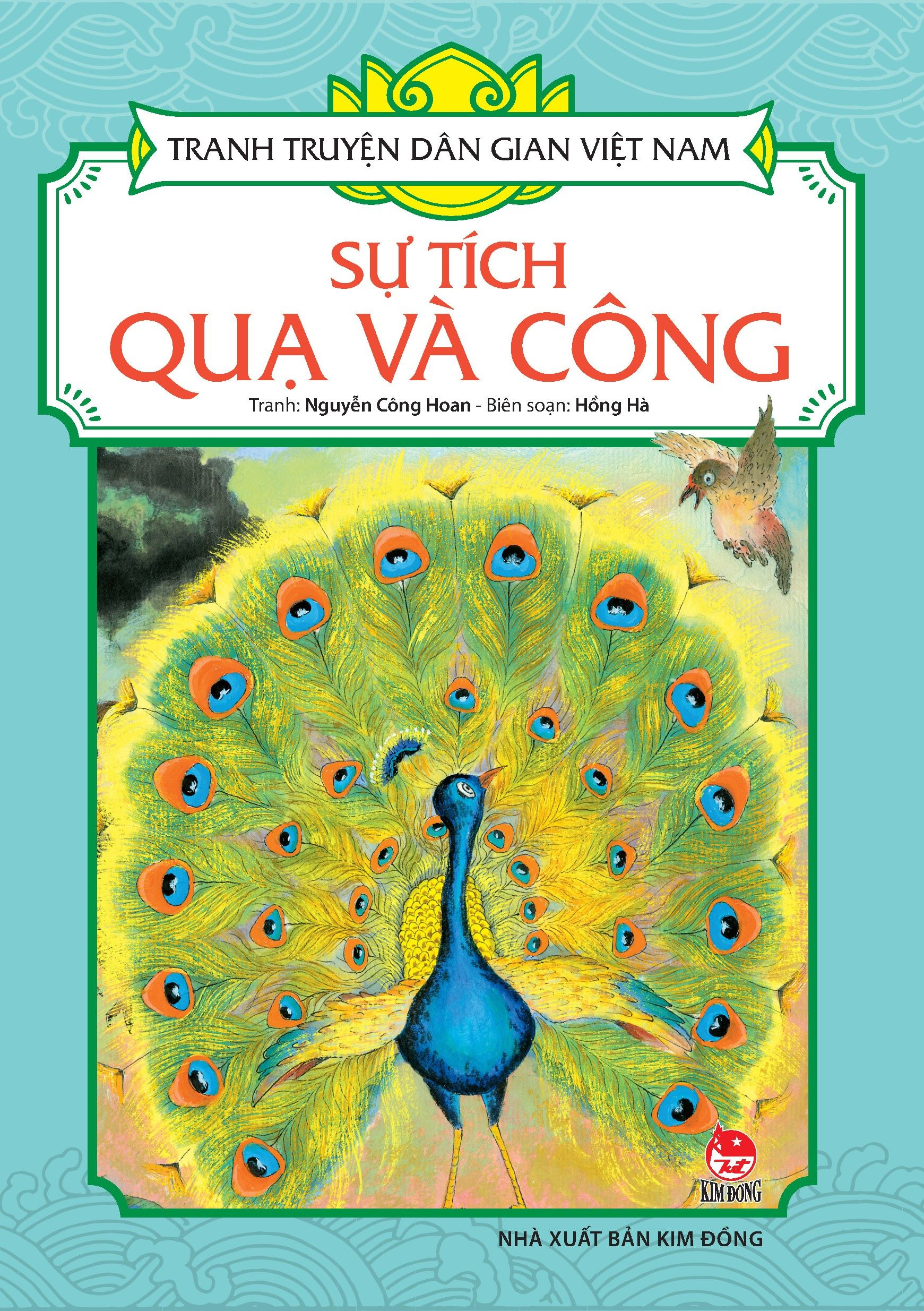 tranh truyện dân gian việt nam - sự tích quạ và công (tái bản 2024)