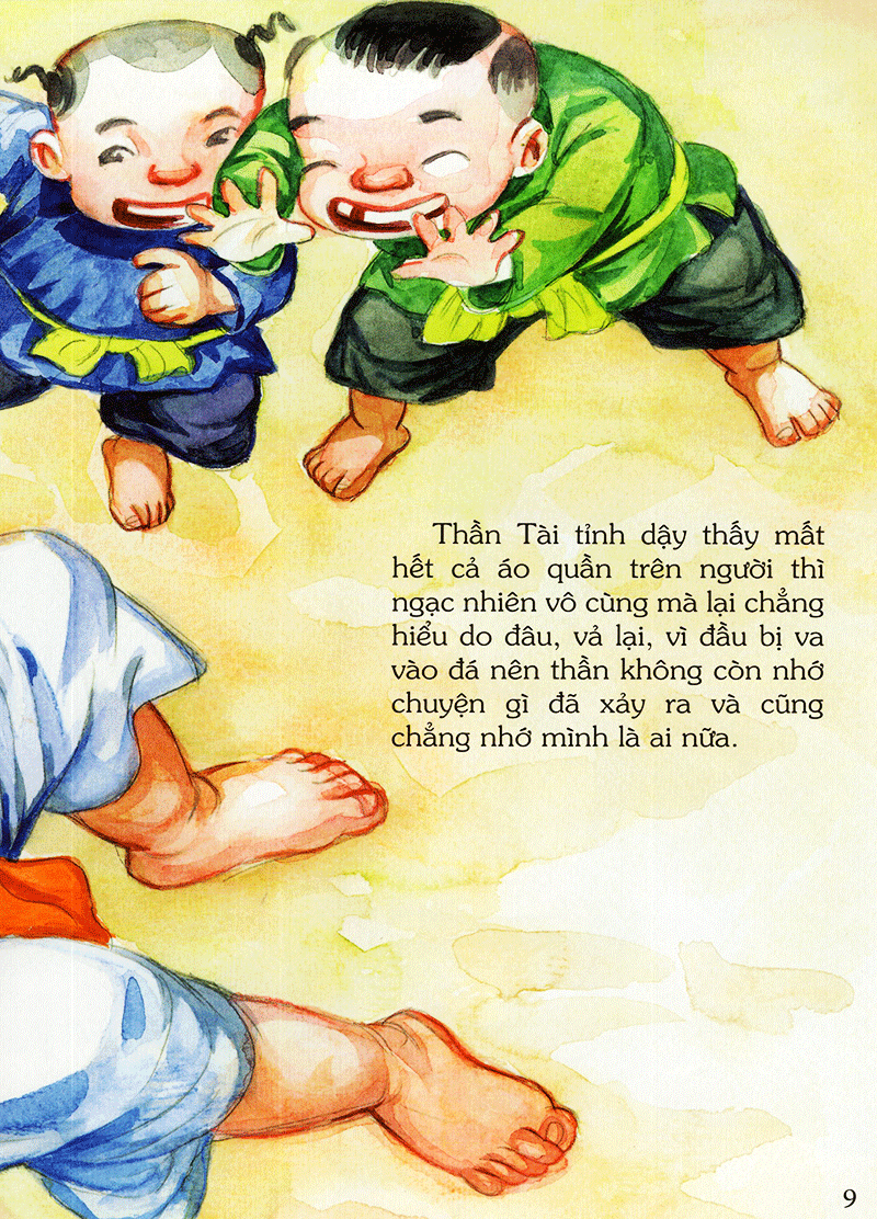 tranh truyện dân gian việt nam - sự tích thần tài (tái bản 2023)