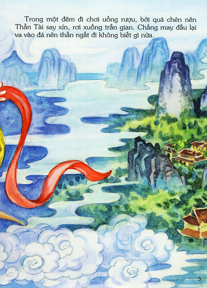 tranh truyện dân gian việt nam - sự tích thần tài (tái bản 2023)