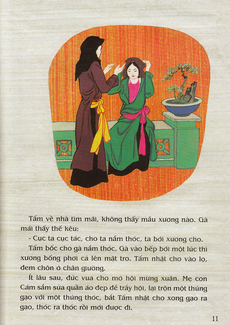 tranh truyện dân gian việt nam - tấm cám (tái bản 2023)