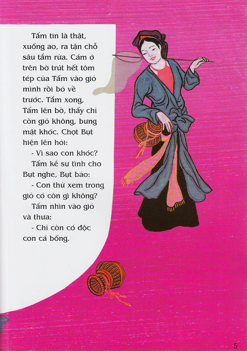 tranh truyện dân gian việt nam - tấm cám (tái bản 2023)