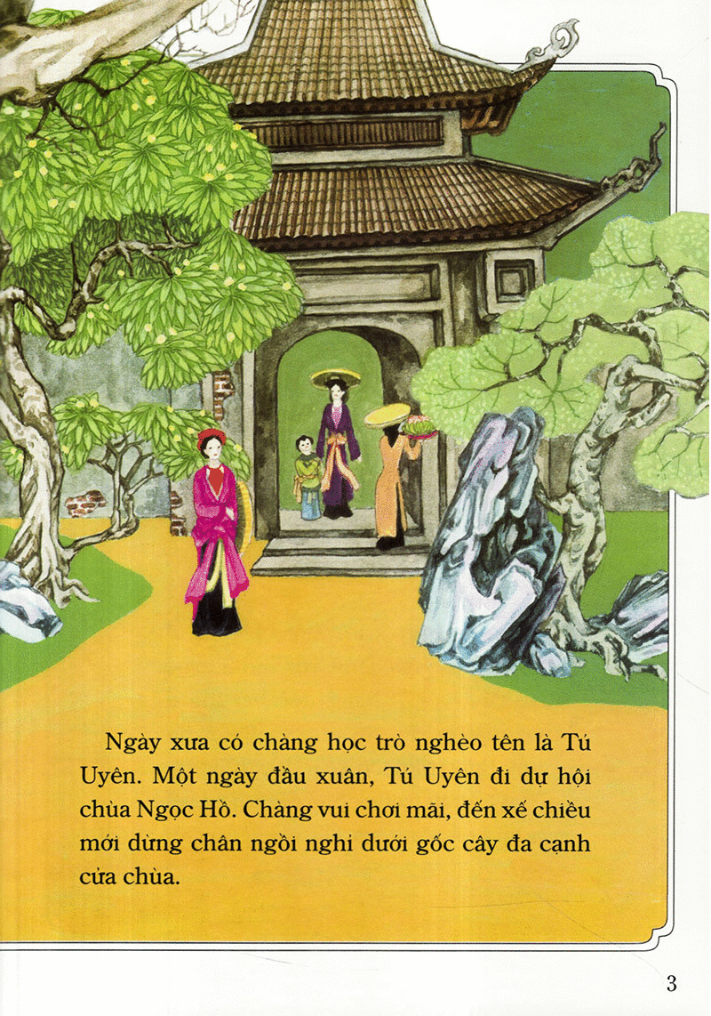 tranh truyện dân gian việt nam - tú uyên giáng kiều (tái bản 2023)