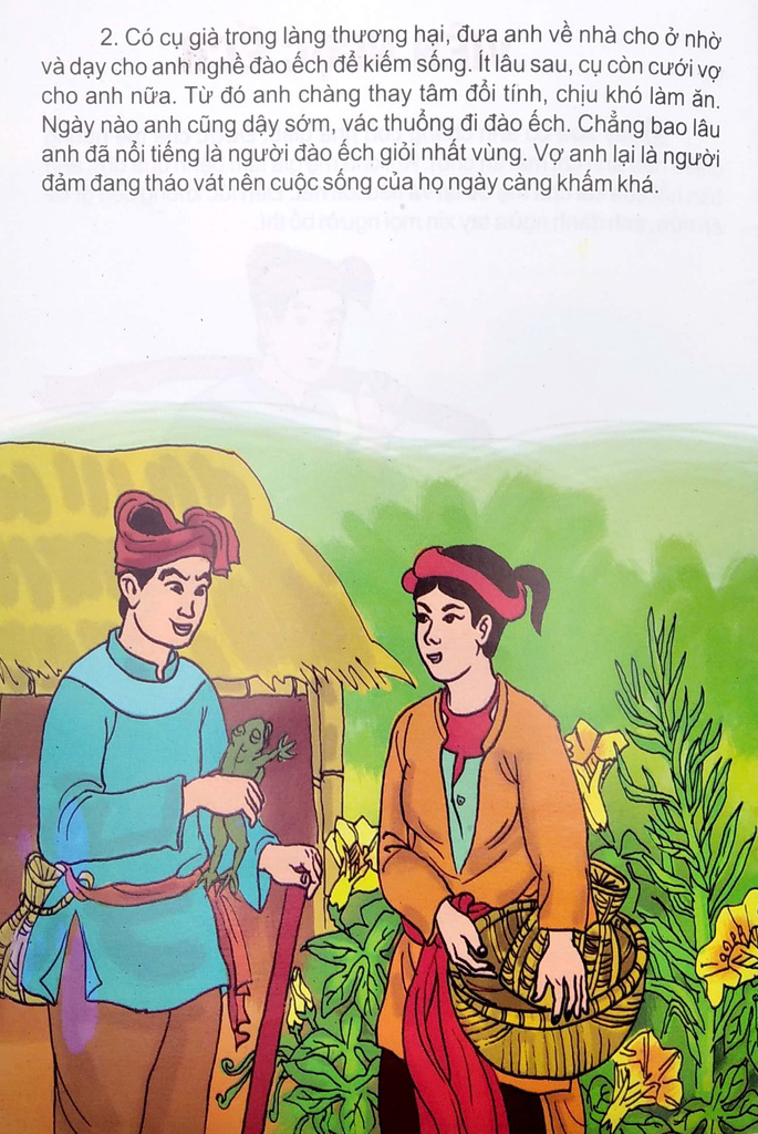 tranh truyện dân gian việt nam - viên ngọc ếch (tái bản 2023)