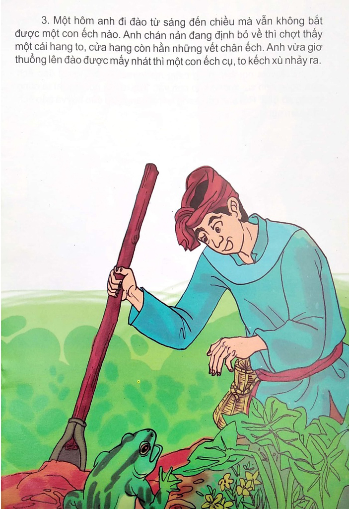 tranh truyện dân gian việt nam - viên ngọc ếch (tái bản 2023)