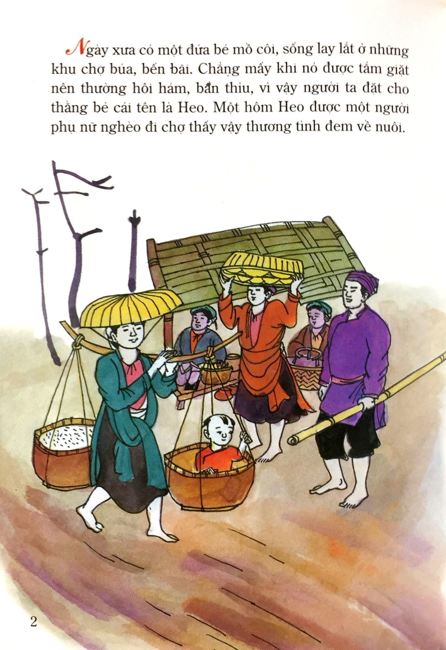 tranh truyện dân gian việt nam - vua heo (tái bản 2024)