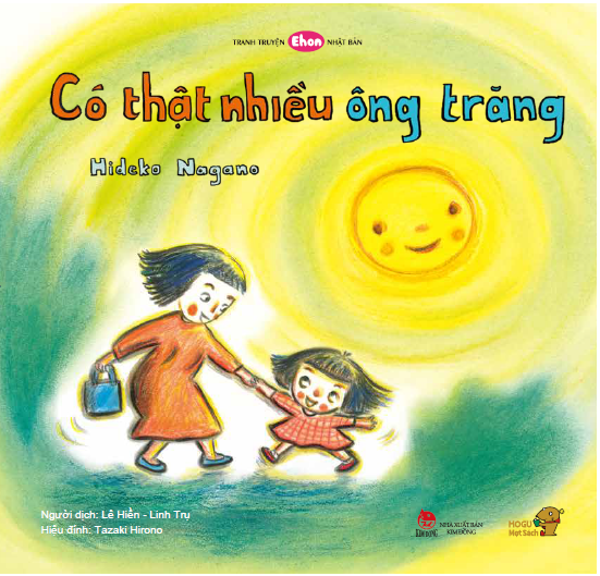 tranh truyện ehon - bé học kỹ năng quan sát - có thật nhiều ông trăng (từ 3 - 4 tuổi)
