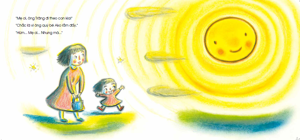 tranh truyện ehon - bé học kỹ năng quan sát - có thật nhiều ông trăng (từ 3 - 4 tuổi)