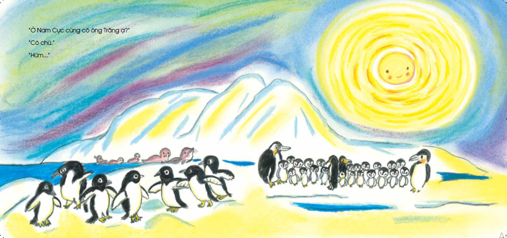 tranh truyện ehon - bé học kỹ năng quan sát - có thật nhiều ông trăng (từ 3 - 4 tuổi)