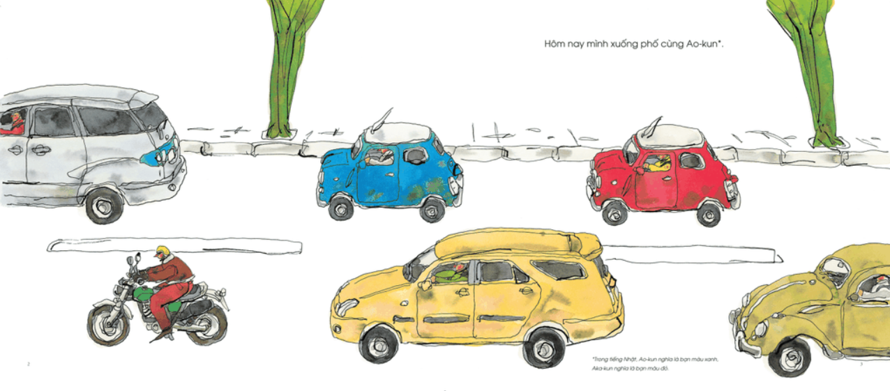 Tranh Truyen Ehon Nhat Ban - Aka-Kun Dao Pho (Tu 3 - 6 Tuoi)