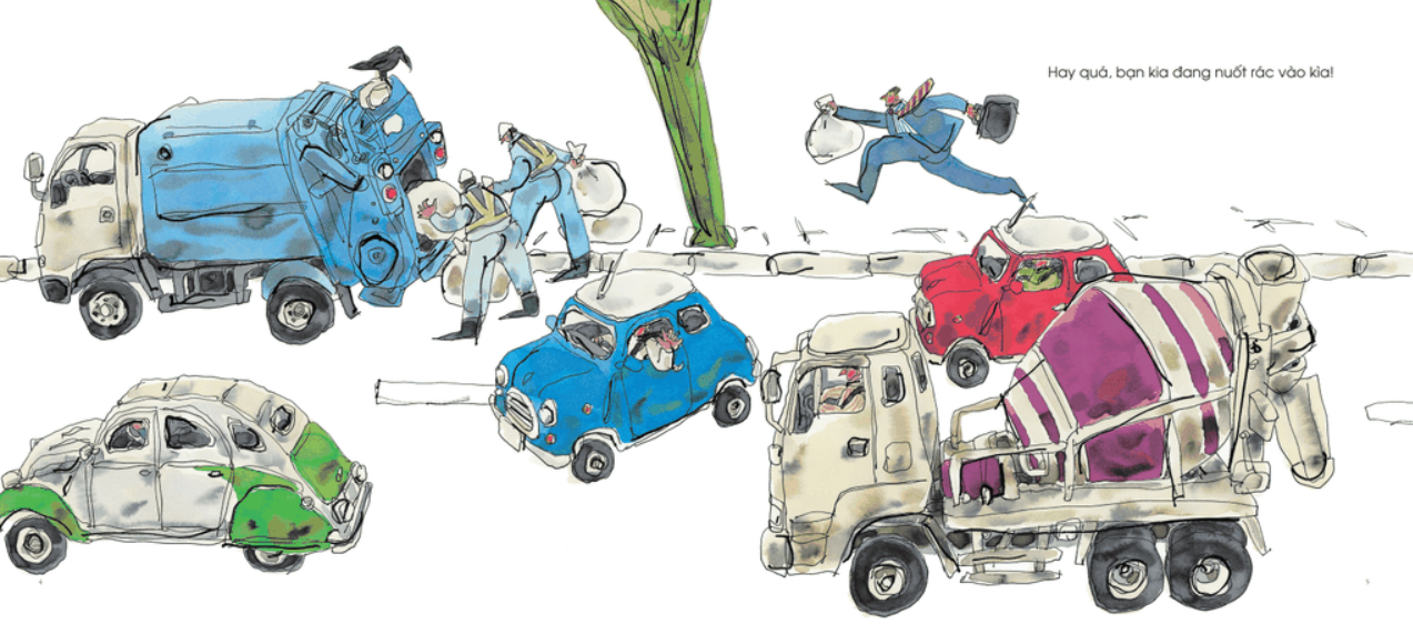 Tranh Truyen Ehon Nhat Ban - Aka-Kun Dao Pho (Tu 3 - 6 Tuoi)