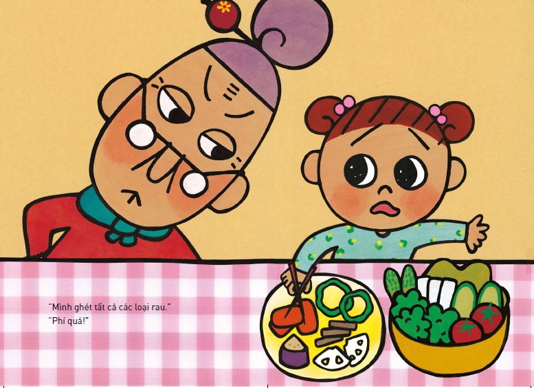 tranh truyện ehon nhật bản - bà phí quá - hãy ăn với lòng biết ơn (tái bản 2023)