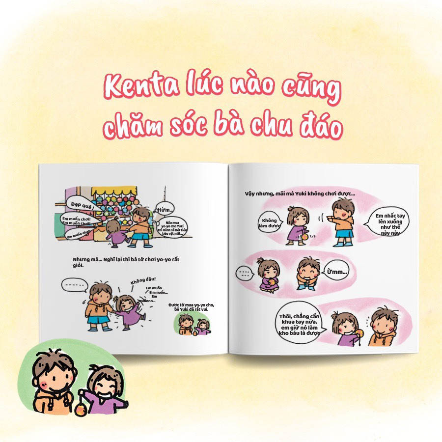 tranh truyện ehon nhật bản - bé yuki là bà của tớ