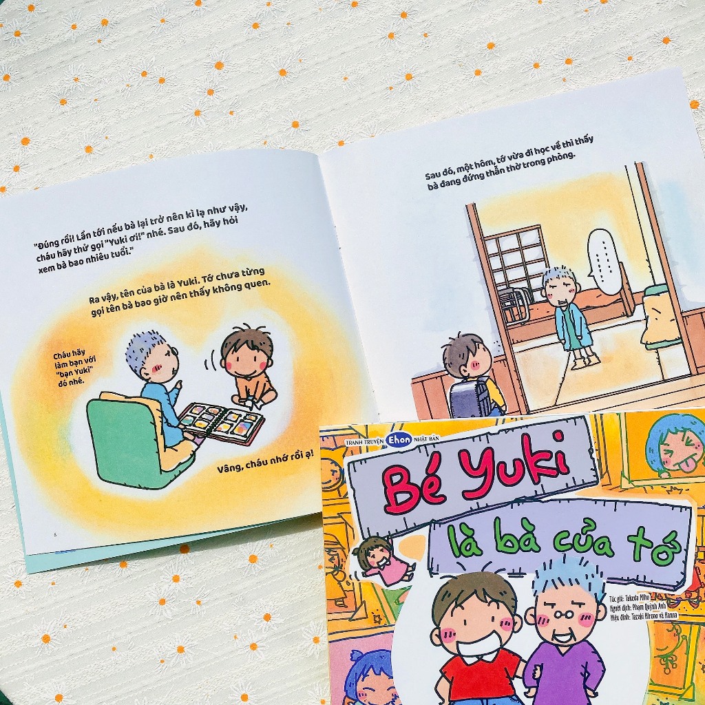 tranh truyện ehon nhật bản - bé yuki là bà của tớ