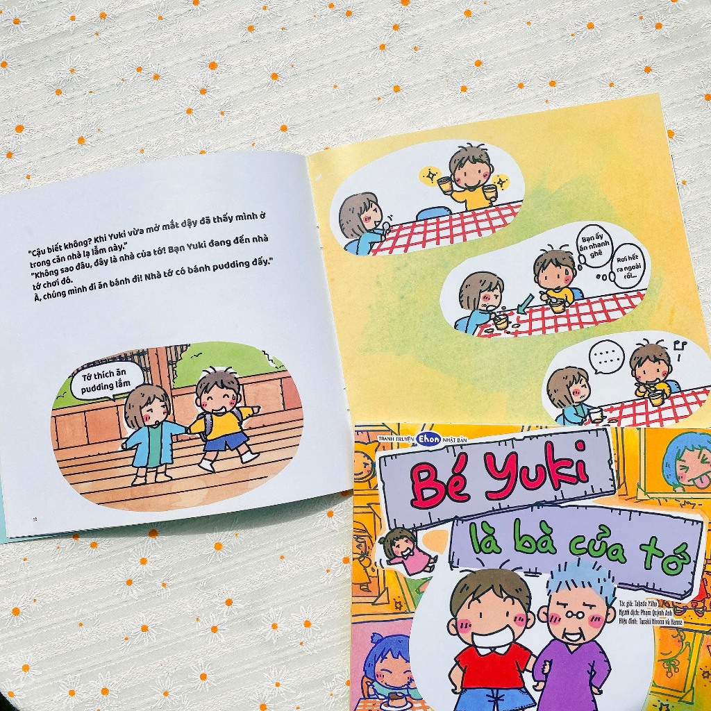 tranh truyện ehon nhật bản - bé yuki là bà của tớ